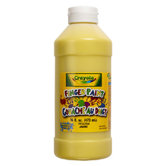 Washable Finger Paint 16oz Yellow