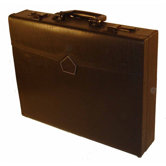 Professional Leather-Look Attache Briefcase