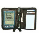Luxurious JDD Leather Zippered PDA Case with Jotter