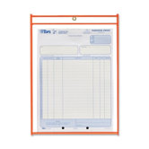 Shop Ticket Holder, 9"x12", Metal Eyelet, Various Colors