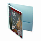 Easyopen Clearvue Locking Round Ring Binder, 1" Capacity