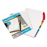 Traditional Onestep Index System, 10-Tab, 1-10, Letter (Set of 6)