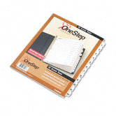 Traditional Onestep Index System, 12-Tab, 1-12, Letter (Set of 12)