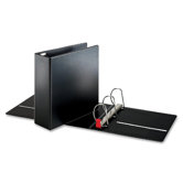 D-Ring Binder, 4" Capacity, 11"x8-1/2", Black