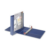 Clearvue Binder, D-Ring,1-1/2" Capacity, 11"x8-1/2", Blue