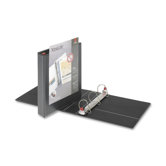 Clearvue Xtralife Slant-D Presentation Binder, 1-1/2in Capacity, Black