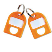 0.75 x 1 Replacement Key Tags, 3/4 X 1, Plastic (8/Pack)