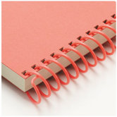 Carla Craft 12" 9mm Binding System Spiral Ring in Rose Red