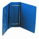 Varicap6 Expandable 1 To 6 Post Binder, 8-1/2 x 11, Blue