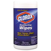 Disinfectant Wipes, Cloth, Lavender, 75 Wipes/Canister