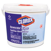 Germicidal Wipes, 12 x 12, White, 110/Canister