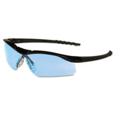 Dallas Wraparound Safety Glasses, Black Frame, Clear Lens