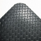 Industrial Deck Plate Anti-Fatigue Mat, Vinyl, 36" x 144"