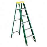 Louisville #592 Six-Foot Folding Fiberglass Step Ladder