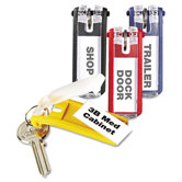 Key Tags for Locking Key Cabinets, Plastic, 24/Pack