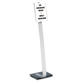 Info Sign Duo Floor Sign Stand For Letter-Size Inserts, 44-1/2" High
