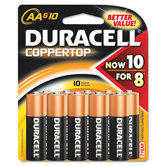 AA-Cell Coppertop Alkaline Batteries