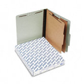 Pressboard Classification Folders, Letter, Six-Section, 10/Box