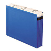 3 1/2" Expansion Hanging File, Tabs and Labels, Letter, Nine Sections