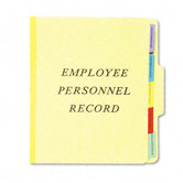 Vertical Personnel Folders, 1/3 Cut Top Tab, Letter