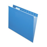 Hanging F older, 1/5 Tab Cut, Letter Size, Blue