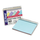 Oxford Spiral Index Cards, 4 X 6, 50 Cards