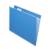Hanging F older, 1/5 Tab Cut, Letter Size, Blue