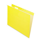 Hanging F older, 1/5 Tab Cut, Letter Size, Yellow