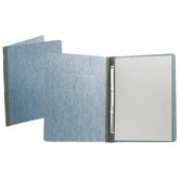 Report Cover, Reinforced Side Hinge, Letter, Light Blue