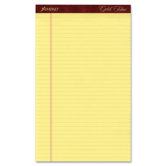 Gold Fiber Perforated Legal Pad