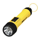 Industrial Flashlight, Uses AA Batteries, Yellow