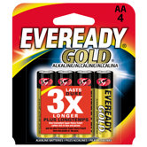 AA Cell Alkaline Battery (4 Pack)