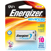 9 Volt Advanced Lithium Battery