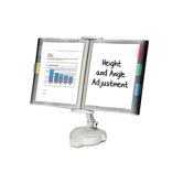 Desktop/Wall Mount Copyholder, Plastic, 10 Pockets