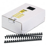 Plastic Comb Bindings, 120 Sheet Capacity, 100 Combs/Pack
