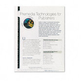 Thermal Binding System Covers, 1/2" Capacity, 10 Pack