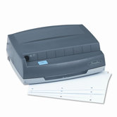 Swingline 50-Sheet 350Md Electric Three Hole Punch, 1/4" Holes