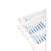 CombBind Prepunched Paper, Binding, 8-1/2 x 11, White, 500 Sheets per Pack