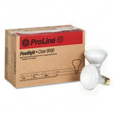 Incandescent Indoor Floodlight Bulbs with Reflector, 65 Watts, 130 Volt, 6/Carton
