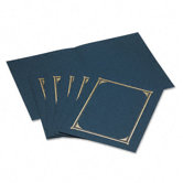 Certificate/Document Cover, 12-1/2 X 9-3/4, 6/Pack