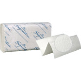 Signature Two-Ply Premium Multifold Paper Towels in White