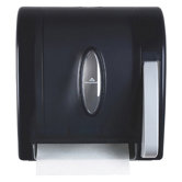 Hygienic Push-Paddle Roll Towel Dispenser in Translucent Smoke