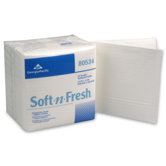 Soft-n-Fresh Patient Care Disposable Wash Cloths in White