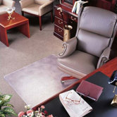 Classic ExecuMat High Pile Carpet Beveled Chair Mat