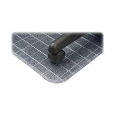 Checkered Low Pile Carpet Beveled Edge Chair Mat