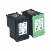 C9513FN (HP92, HP93) Inkjet Cartridge, Black, Tri-Color
