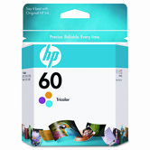 CC643WN (HP60) Inkjet Cartridge, Tri-Color