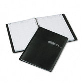 Eight-Person Group Practice Daily Appointment Book, 8 x 11, Black, 2013