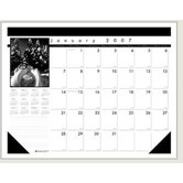 Black On White Desk Pad
