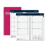 Wirebound Monthly/Weekly Pocket Planners, Mon/Wkly, 12 Mos, 3"x6", RD, 2013